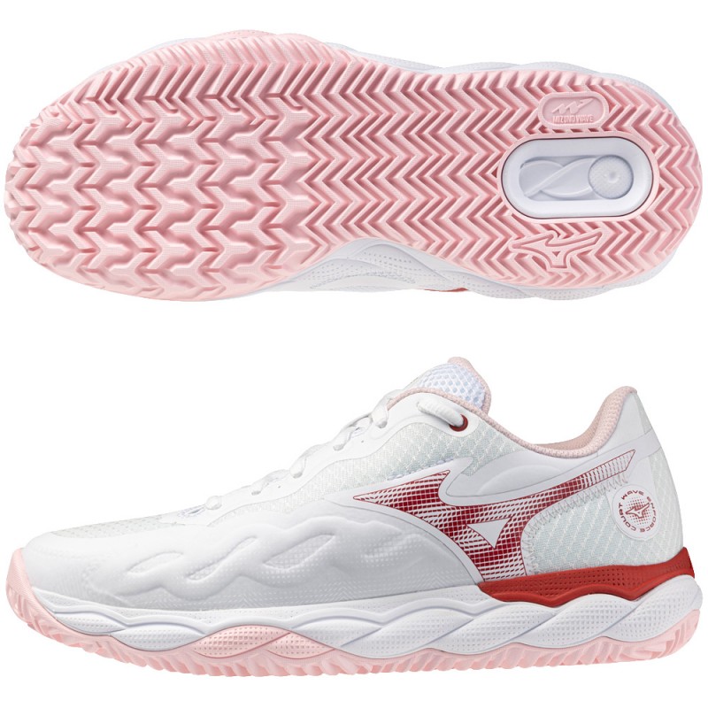 Chaussures Mizuno Wave Enforce Court CC white pinkesque 2026