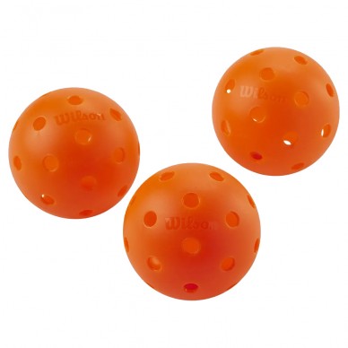 Balles Wilson Pickleball TRU 32 Indoor 3 Pack orange