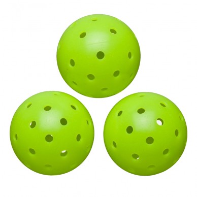 Balles Wilson Pickleball MAX 40 Outdoor 3 Pack verts