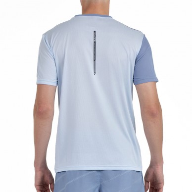 T-shirt Bullpadel Cacin bleu glacier vigore