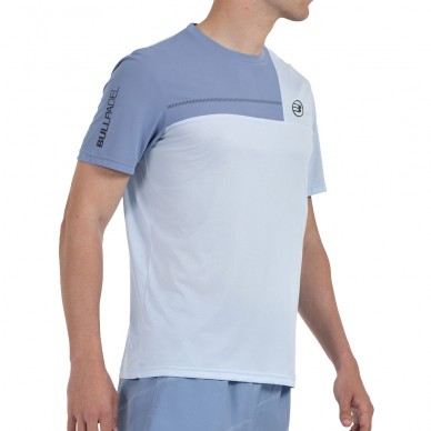 T-shirt Bullpadel Cacin bleu glacier vigore