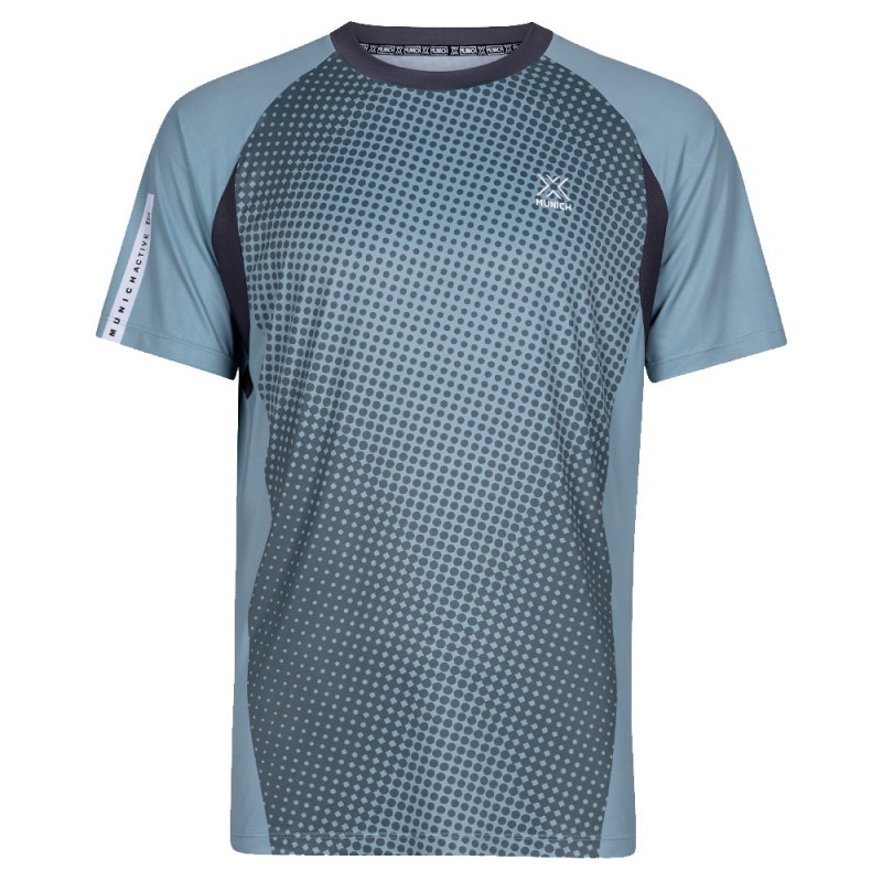 T-shirt Munich Serve gris bleuâtre