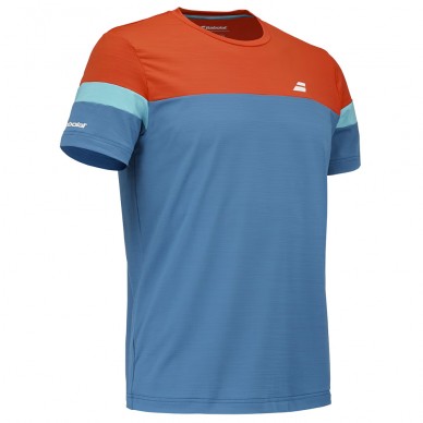 T-shirt Babolat Crew Neck TEE bleu