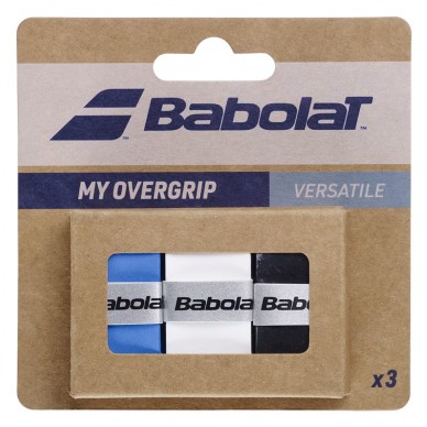 Surgrips Babolat My Overgrip x3 Noir Bleu Blanc