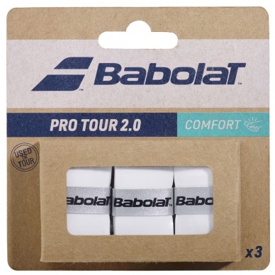 overgrips Babolat Pro Tour 2.0 X3 blanc