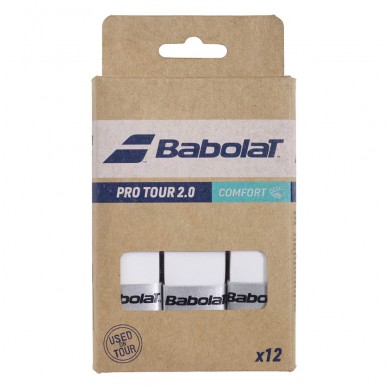 Overgrips Babolat Pro Tour 2.0 x 12 blancs