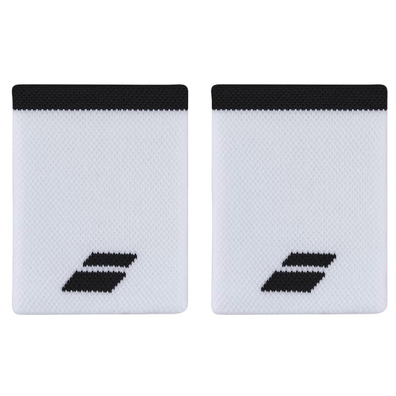 Poignets Babolat Logo Jumbo blanc