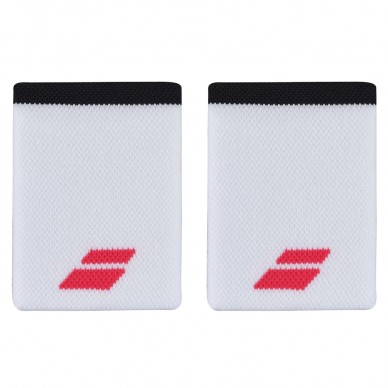 Poignets Babolat Logo Jumbo Blanc Rouge