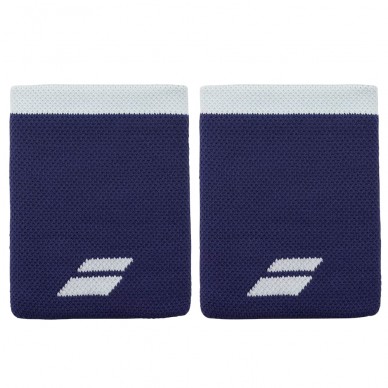 Poignets Babolat Logo Jumbo bleus blancs