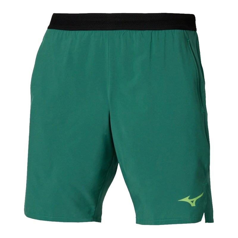 Short Mizuno Tennis 9 Inches Laser vert