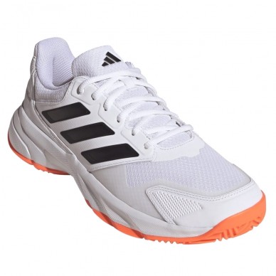 Chaussures Adidas Courtjam Control 3 M Clay white black orange 2026