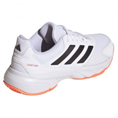 Chaussures Adidas Courtjam Control 3 M Clay white black orange 2026