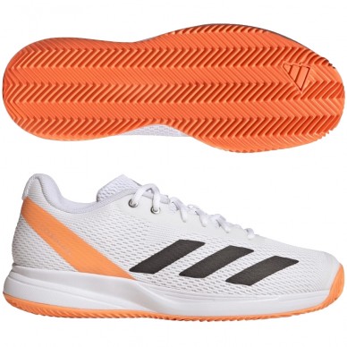 Chaussures Adidas Courtflash Speed 2 white lucid orange 2026