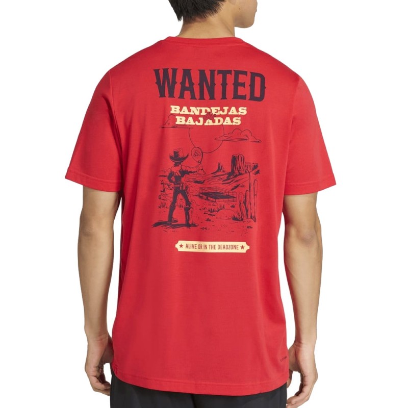 T-shirt Adidas Wanted rouge