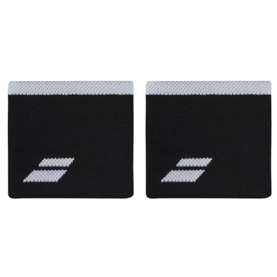 Poignets Babolat Logo noir blanc