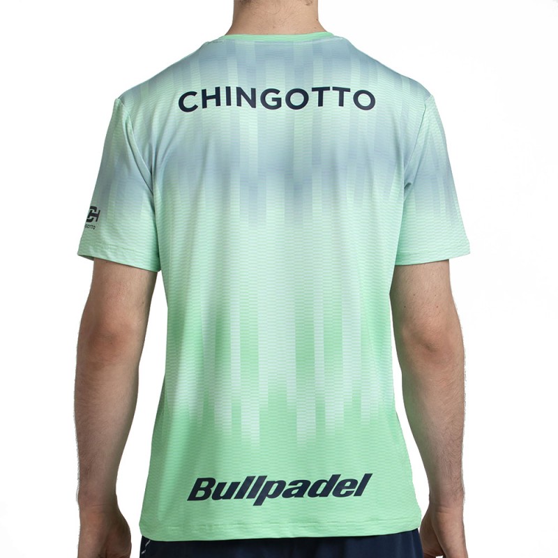 T-shirt Bullpadel Chingotto 26V vert acide