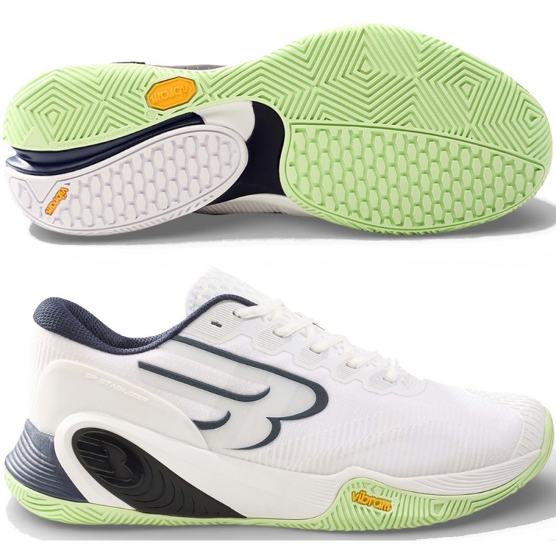Chaussures Bullpadel Hack Vibram 26V white 2026
