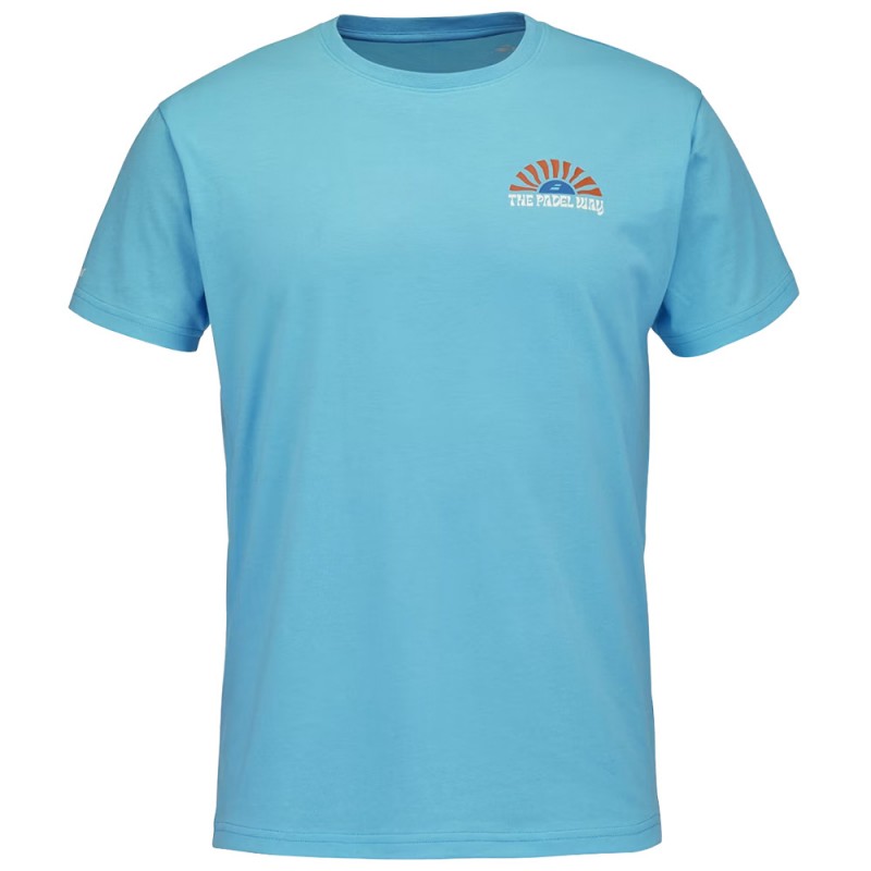 T-shirt Babolat Perf Cotton Tee bleu