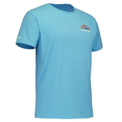 T-shirt Babolat Perf Cotton Tee bleu