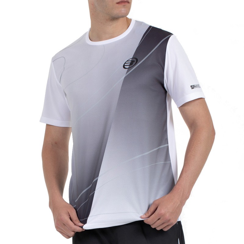 T-shirt Bullpadel Cumbre blanche