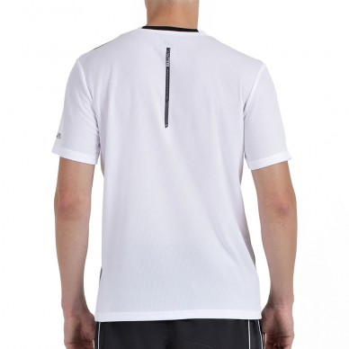 T-shirt Bullpadel Cumbre blanche