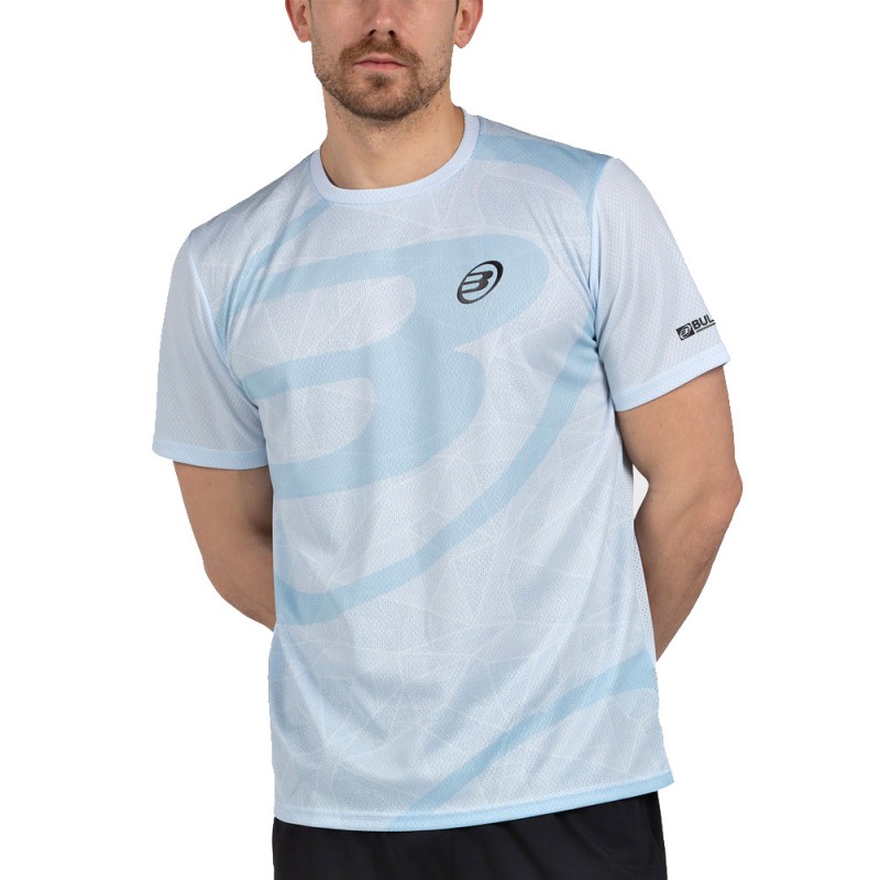 T-shirt Bullpadel Castil bleu glacier