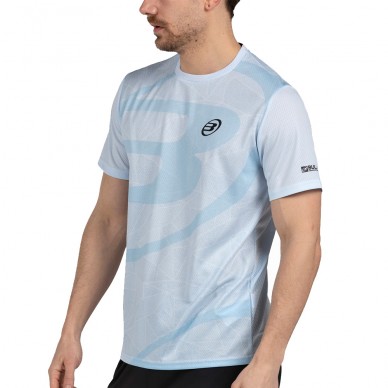 T-shirt Bullpadel Castil bleu glacier