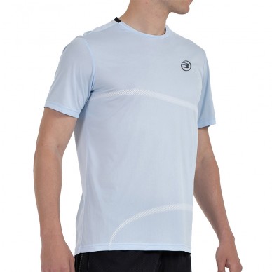T-shirt Bullpadel Cheles bleu glacier chiné