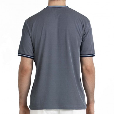 T-shirt Bullpadel Torreme bleu marine bicolore