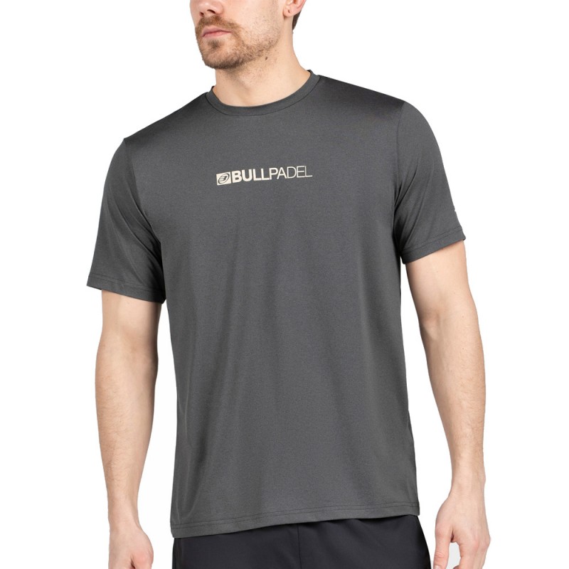 T-shirt Bullpadel Coledil noir chiné