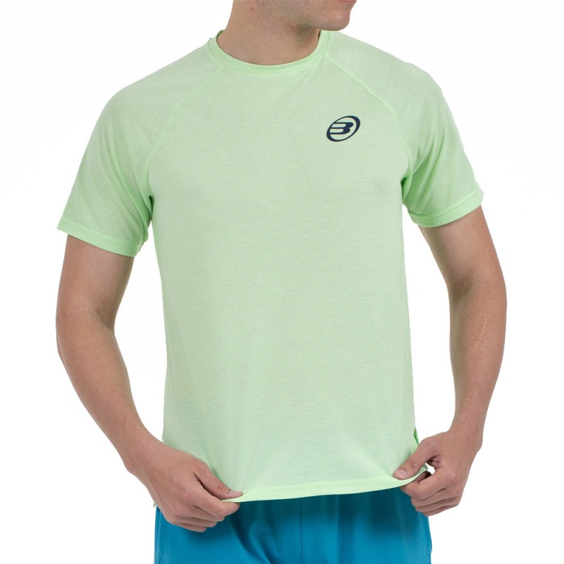 T-shirt Bullpadel Montse vert acide chiné