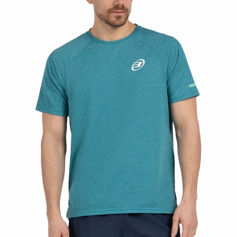 T-shirt Bullpadel Montse vert bleuté chiné