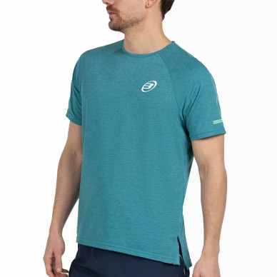 T-shirt Bullpadel Montse vert bleuté chiné