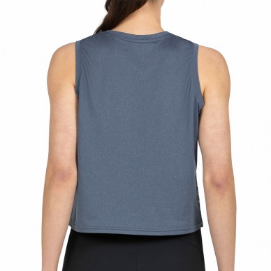 T-shirt Bullpadel Palacel océan profond chiné