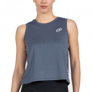 T-shirt Bullpadel Palacel océan profond chiné