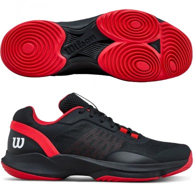 Chaussures Wilson Hurakn Pro V2 black red 2026
