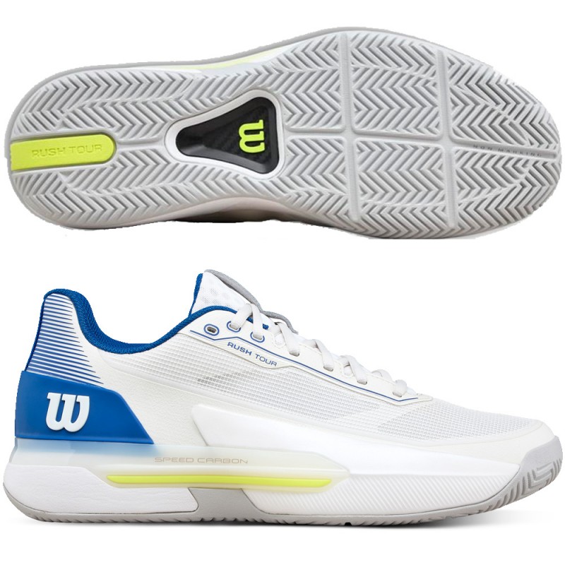 Chaussures Wilson Rush Tour 5 white diva blue 2026
