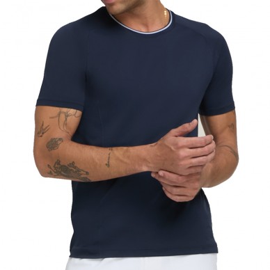 T-shirt Wilson Team Seamless Crew bleu marine