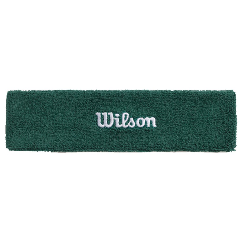 Bande Wilson Terry vert logo blanc