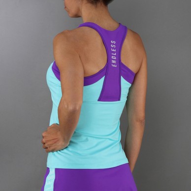 T-shirt Endless Slam aqua violet