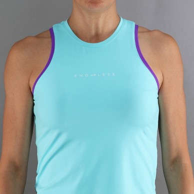 T-shirt Endless Essential bleu violet