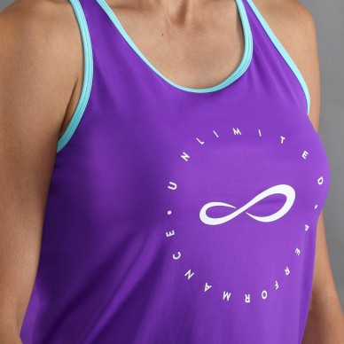 T-shirt Endless Cercle violet