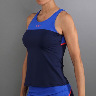 T-shirt Endless Bloom bleu marine