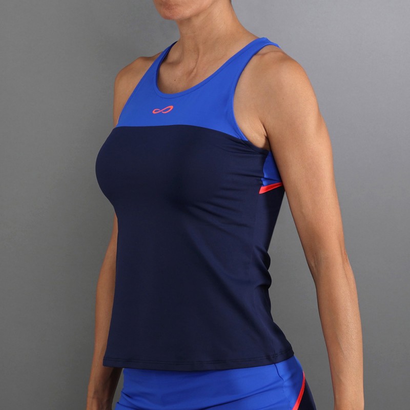 T-shirt Endless Bloom bleu marine