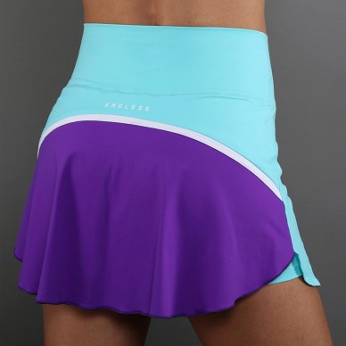 Jupe Endless Bloom bleu aqua