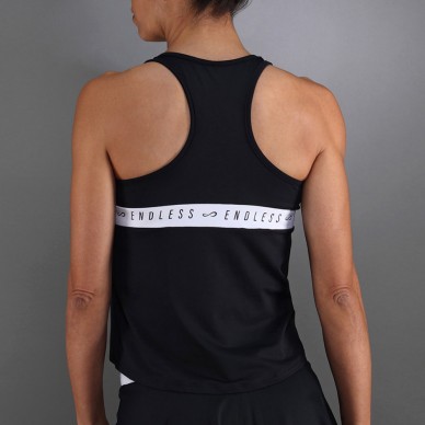 T-shirt Endless Allure blanche noire