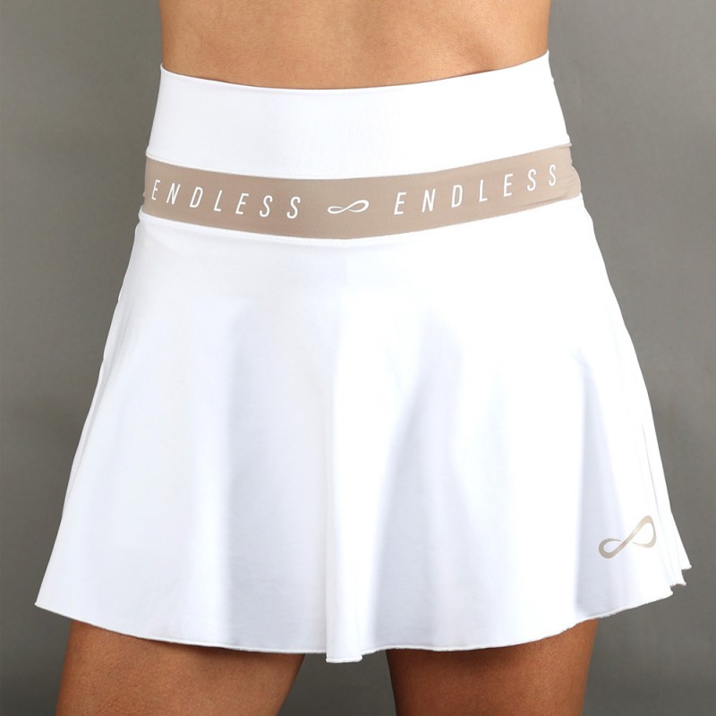 Jupe Endless Allure blanche delave
