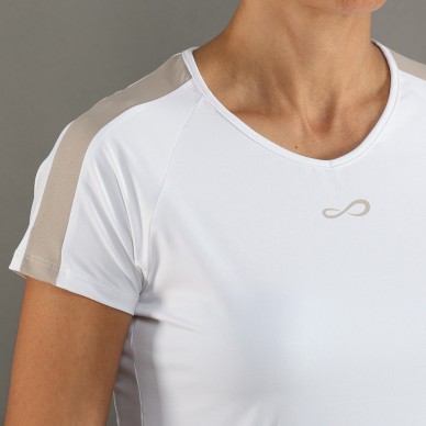 T-shirt Endless Mesh II blanche delave