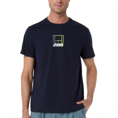 T-shirt Asics Court Core Graphic TEE bleu