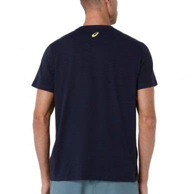 T-shirt Asics Court Core Graphic TEE bleu